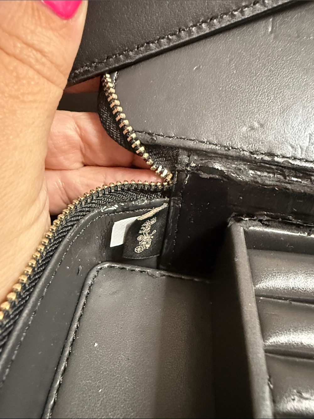 Coach Rainbow Travel Jewelry Case with callouts - Picture 11 of 14